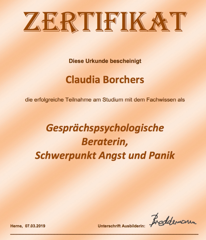 Psychologische Beratung Claudia Borchers